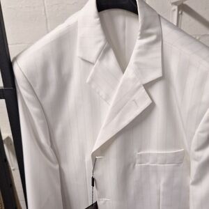 Elegant White Men's Blazer